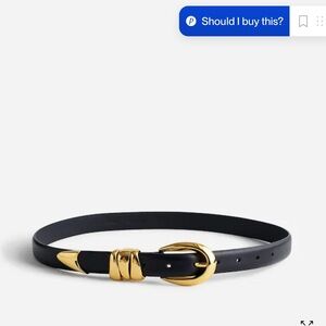 Madewell Triple Metal Keeper Belt